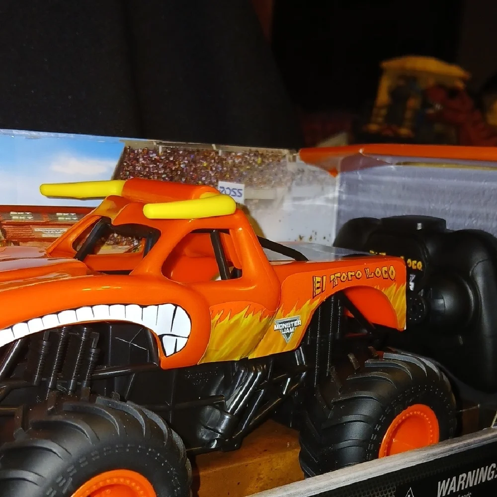 Monster Truck Showdown: Green & Orange Remote Control Set